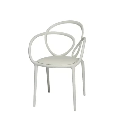 qeeboo_Front_loop chair with cushion_white_1